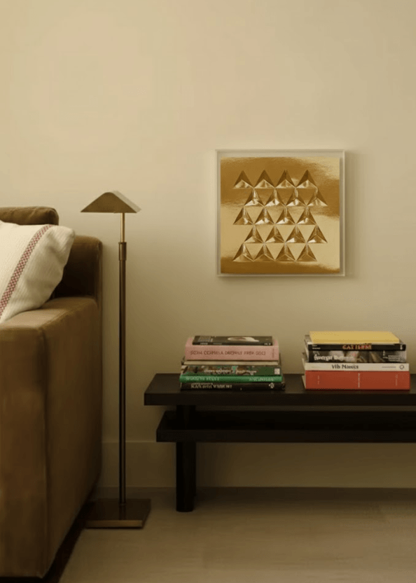 triangulos dourado